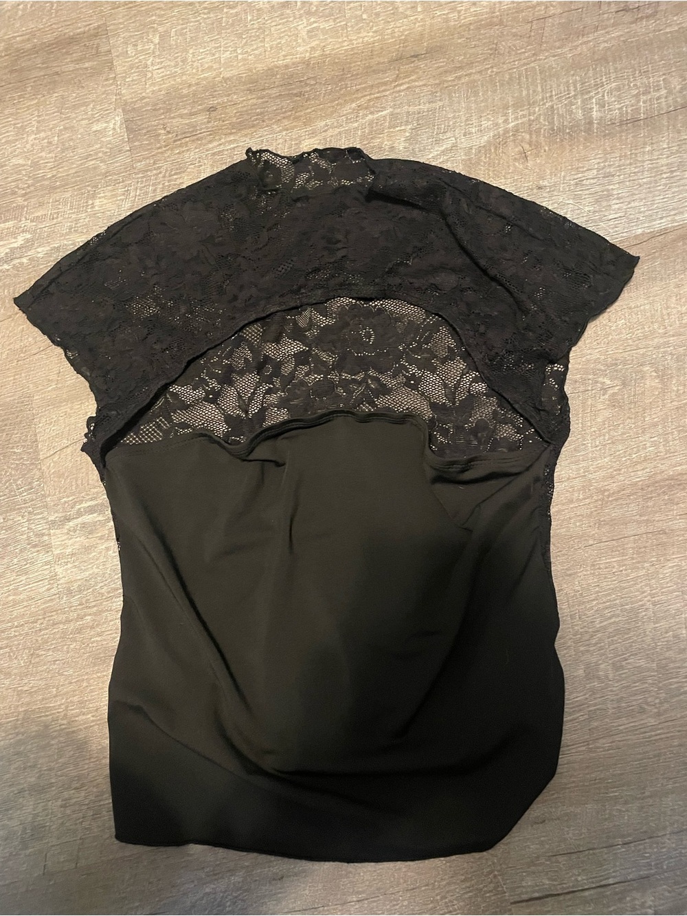 Women's Black Lace Top